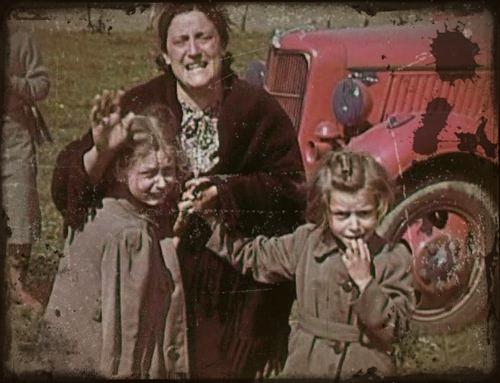 femmes et enfants en 1940