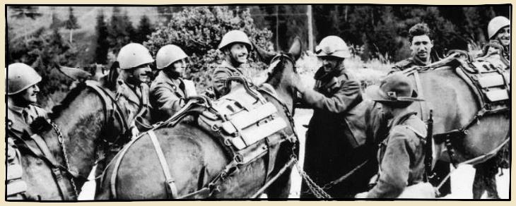 Le 20 juin 1940, les italiens attaquent dans les Alpes