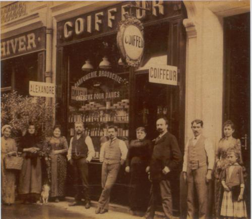 coiffeur en 1900