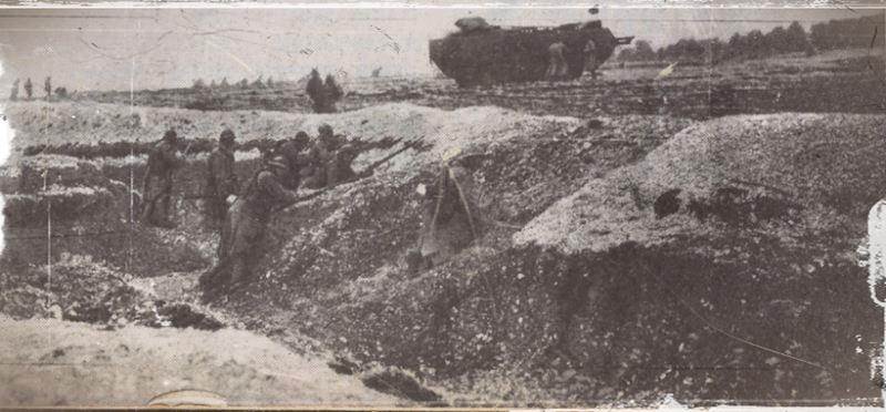 bataille de chars en 1917