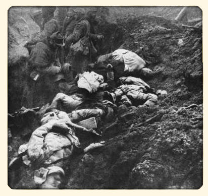 les morts pendant la bataille de Verdun