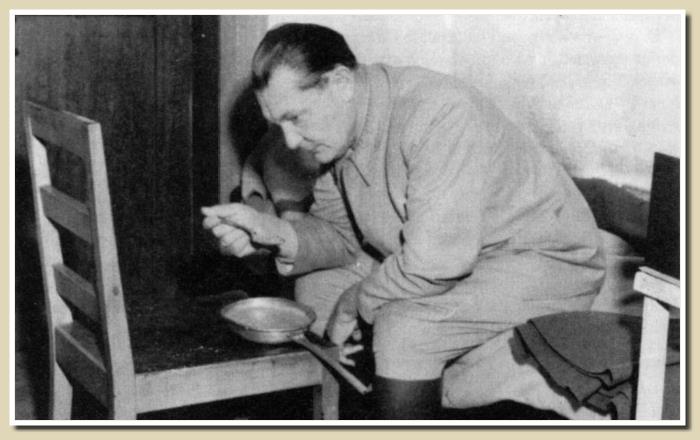 Goering au procès de Nuremberg
