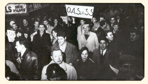 manifestation contre OAS à Charonne 1962