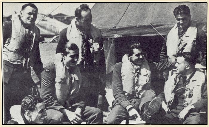 Pilotes de la RAF pendant la bataille d'Angleterre