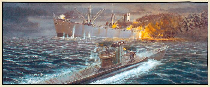 Des U-Boote attaquent un convoi