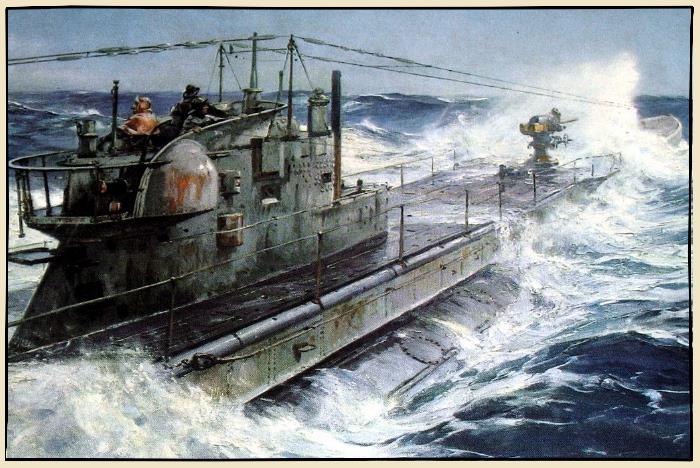 l'U-47 de Prien quitte Scapa Flow