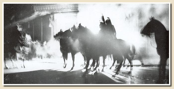 gardes à cheval pendant la nuit du 6 février 1934