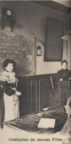 institutrice en 1900