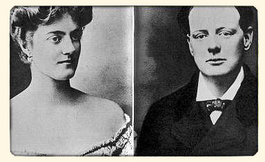 Churchill et sa femme