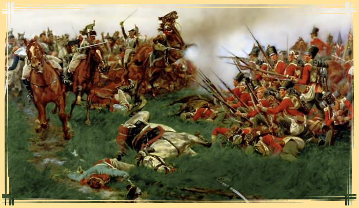 charge de la cavalerie française à Waterloo