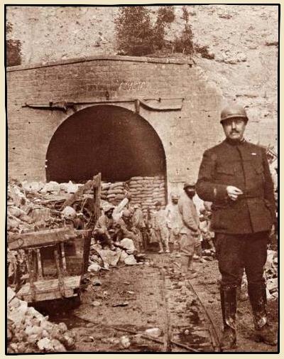 Le tunnel de Tannaves pendant la bataille de Verdun