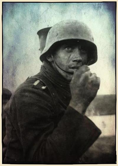 soldat allemand à Verdun en 1916