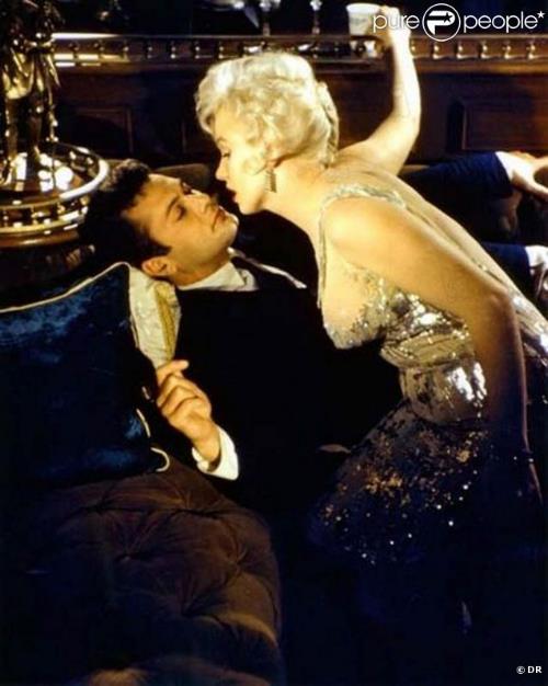 Marilyn Monroe et Tony Curtis