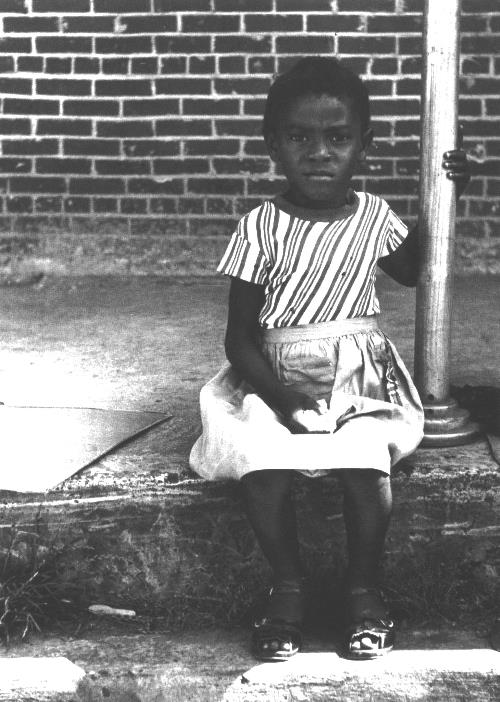 enfant noire aux USA en 1900