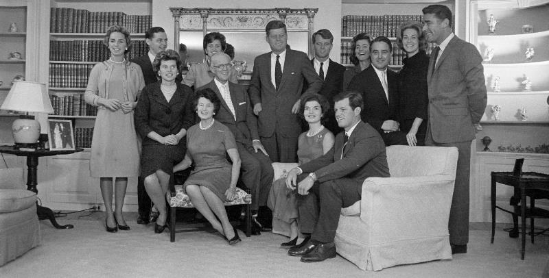 famille Kennedy à la maison blanche