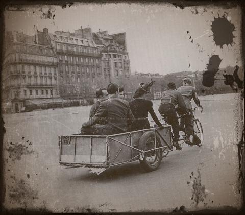 velos taxis à Paris de 1940 à 1945